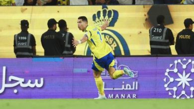 رونالدو يقود النصر للفوز على الرياض بثنائية في الدوري السعودي